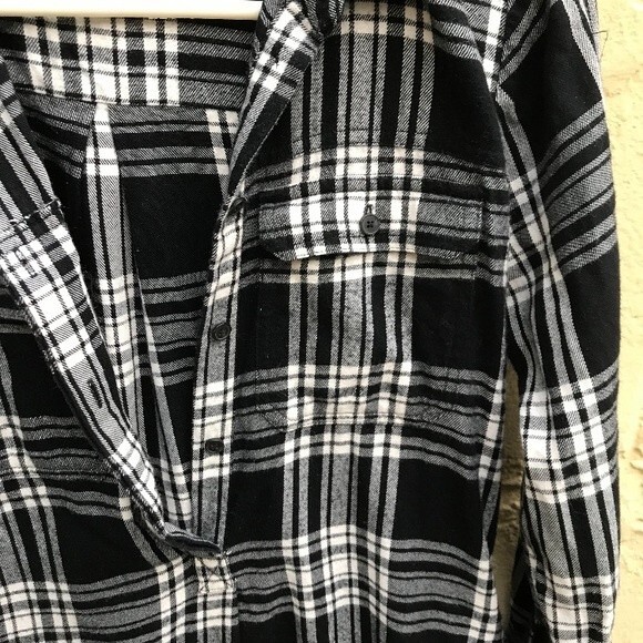Madewell Plaid Shirt Dress - Picture 3 of 5